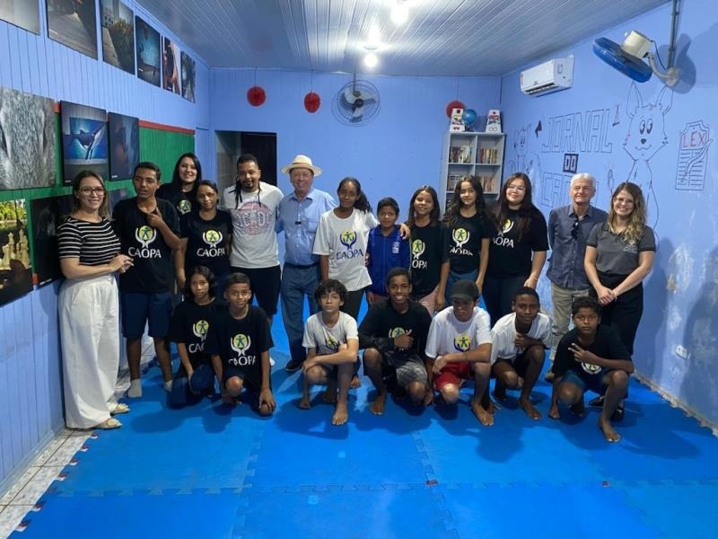 Prefeito faz visita e conhece os trabalhos desenvolvidos pela entidade CAOPA no acolhimento de jovens