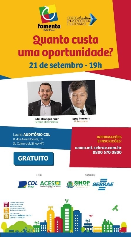 Prefeitura e Sebrae trazem palestra gratuita para empreendedores com o maior ilusionista do Brasil