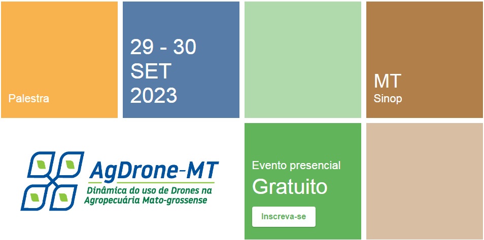 Inscrições abertas para evento sobre uso de drones da agropecuária na Embrapa