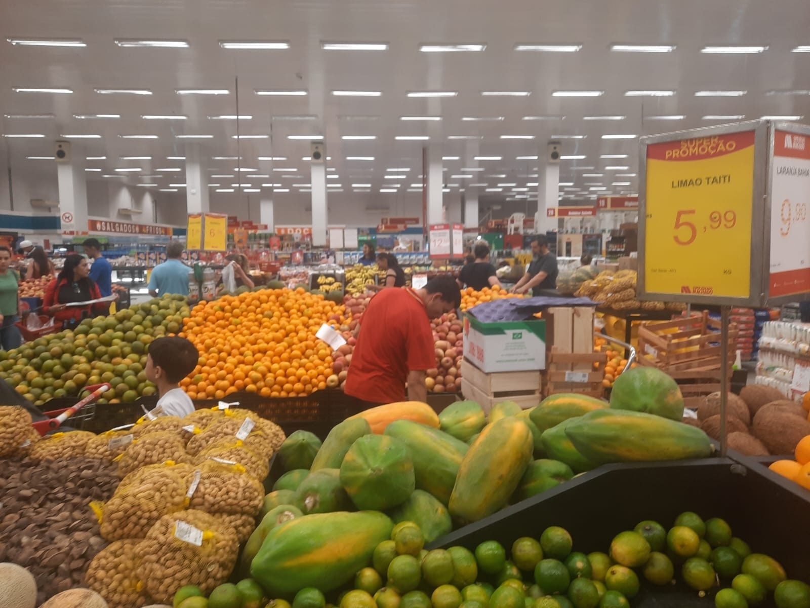 Em Sinop, comida fica mais barata e freia a inflação
