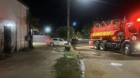 Fogo atinge empresa em Sinop