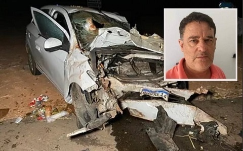 Produtor rural morre em grave acidente entre carro e caminhão trator na MT-249