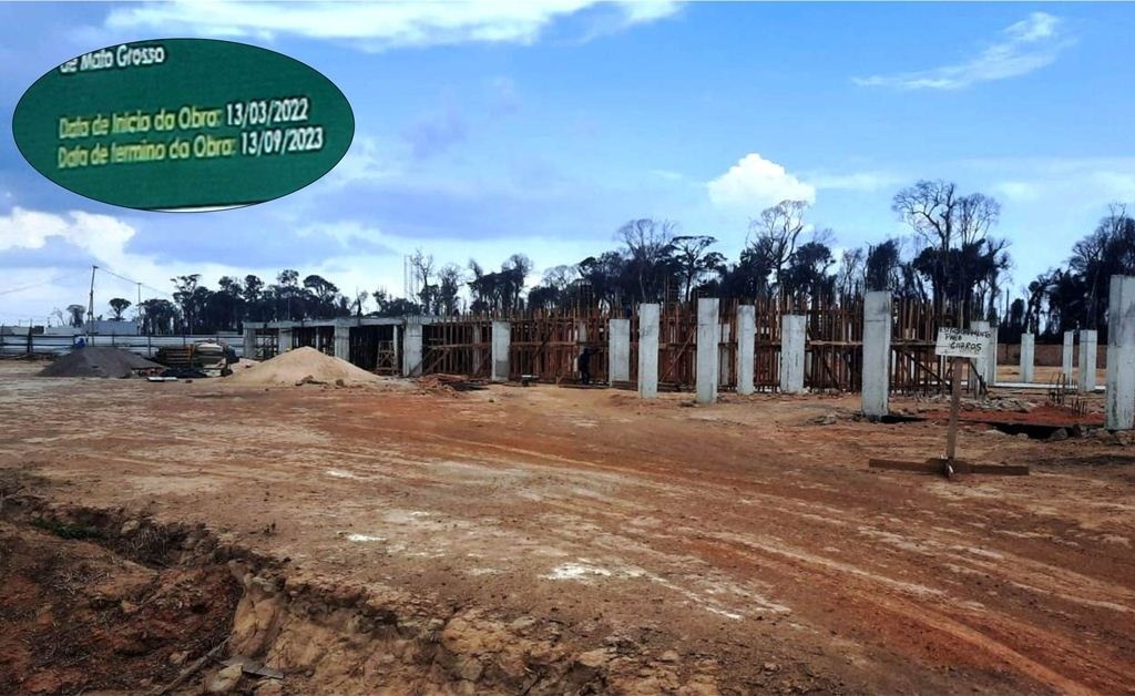 Sede do IFMT era para estar pronta, mas está na laje