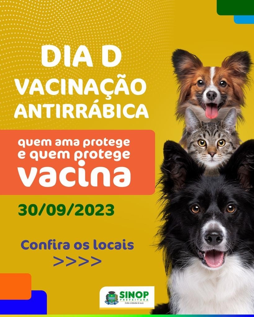 Amanhã (30) tem dia D de vacinação antirrábica: confira os locais