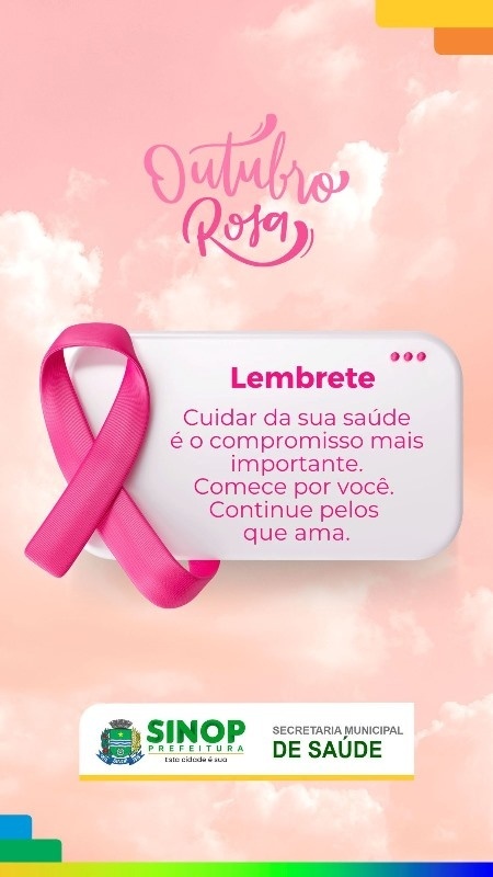 Secretaria organiza programação especial para o mês de conscientização do Câncer de Mama