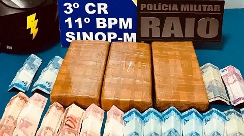 Homem é preso com drogas no Jardim Imperial