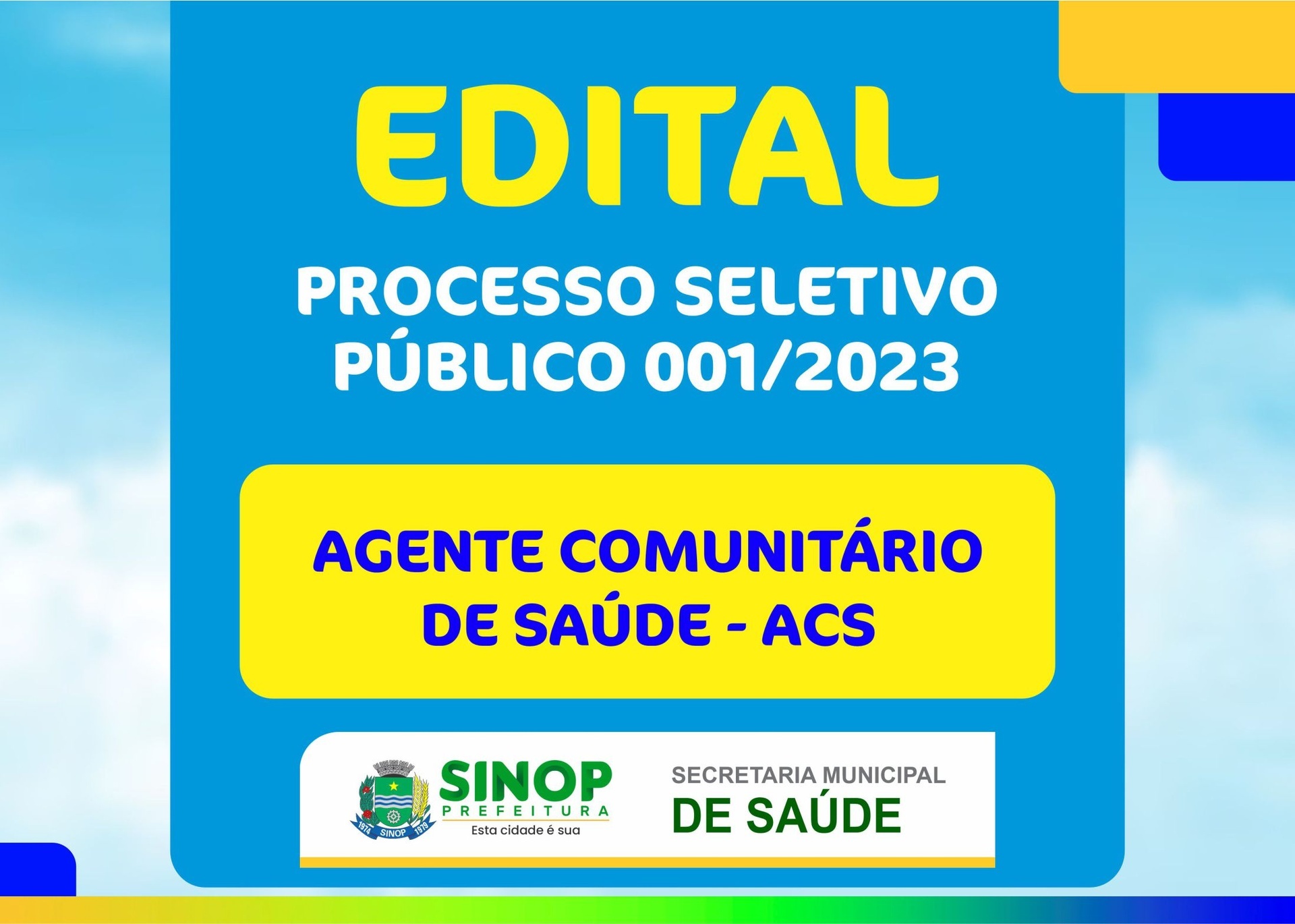 Processo seletivo oferece 81 vagas para Agente Comunitário de Saúde