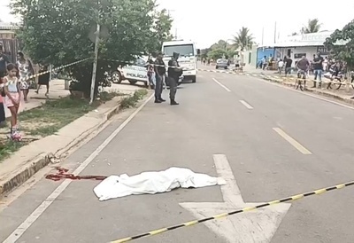 Criança morre atropelada por moto no bairro Jardim São Paulo