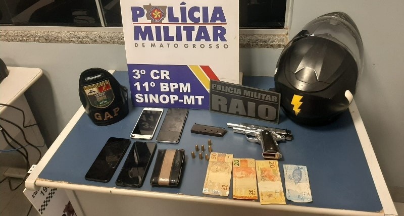 PM frusta tentativa de homicídio e prende integrantes de organização criminosa em Sinop