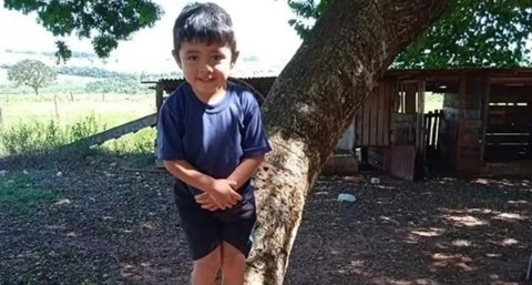 Menino morre após cair da carroceria de caminhonete