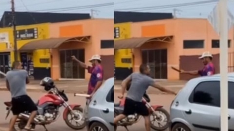 'Amigos' bebem, brigam e um tenta matar o outro com facão