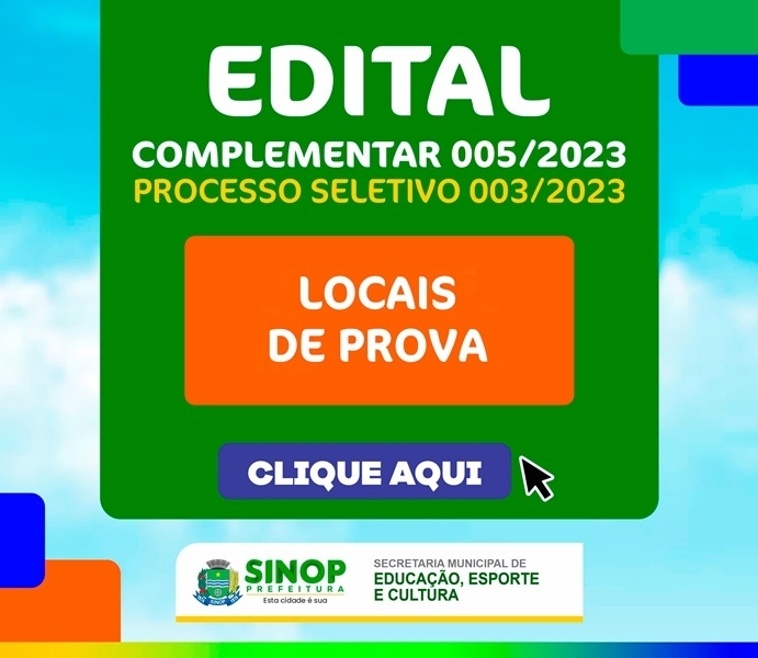 Prefeitura divulga lista de inscritos e locais de prova do processo seletivo da Educação