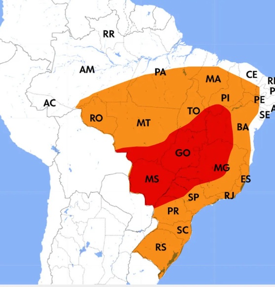 Nova onda de calor pode elevar temperaturas até 40°C em pelo menos oito estados