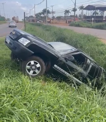 Motorista passa mal após se envolver em acidente na BR-163