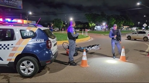 Ciclista morre após ser atropelado na região central de Sinop