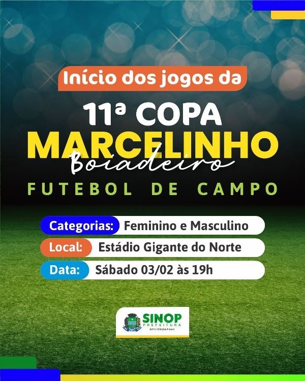 Copa Marcelinho Boiadeiro começa neste sábado