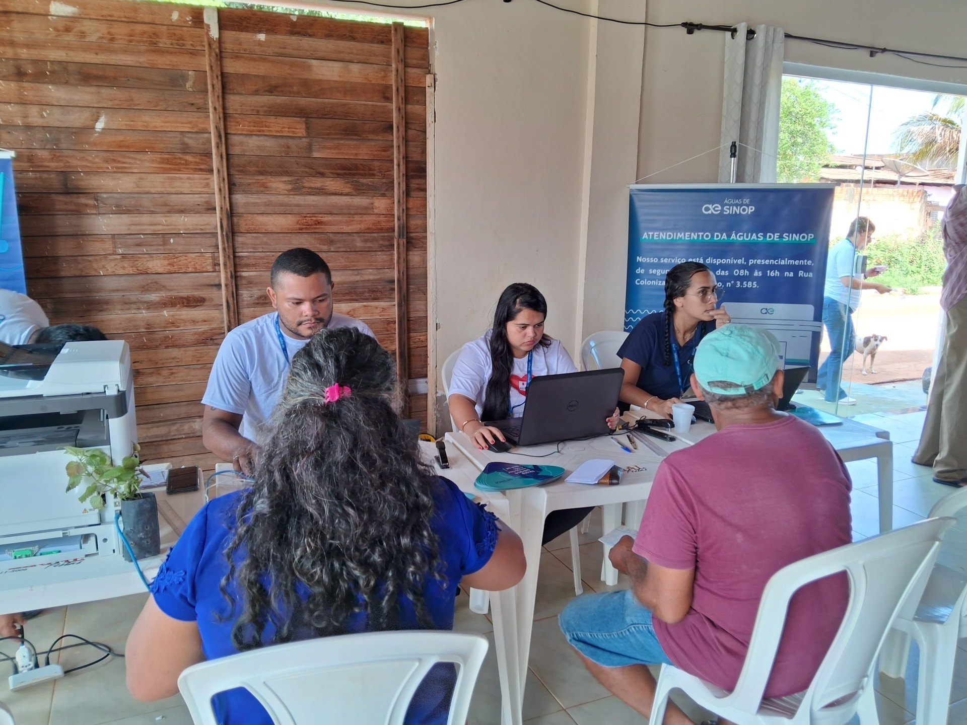 Águas de Sinop faz atendimento presencial no Camping Club neste sábado