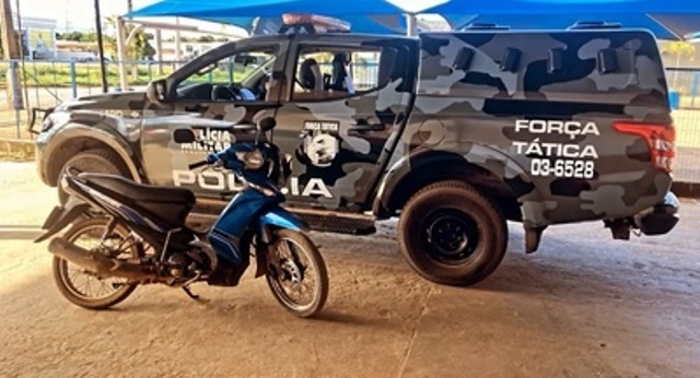 Força Tática prende jovem e recupera moto furtada em Sinop