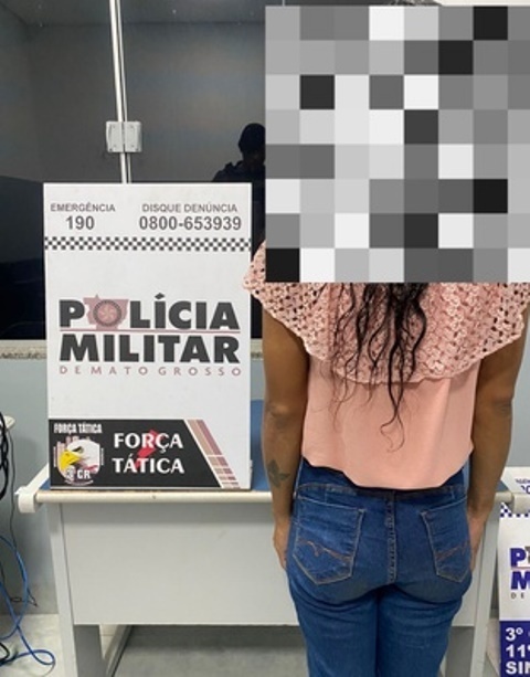 Força Tática de Sinop prende mulher com mandado de prisão por homicídio no Pará
