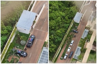 Homem é preso após tentar matar o próprio irmão a tiros em edifício de alto padrão em Cuiabá