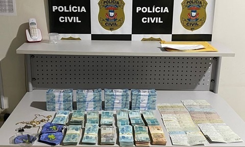 Polícia Civil apreende R$ 720 mil em residência alvo de investigação sobre homicídio