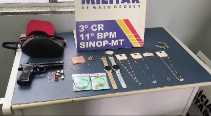 Menor é apreendida após tentar roubar loja no centro de Sinop
