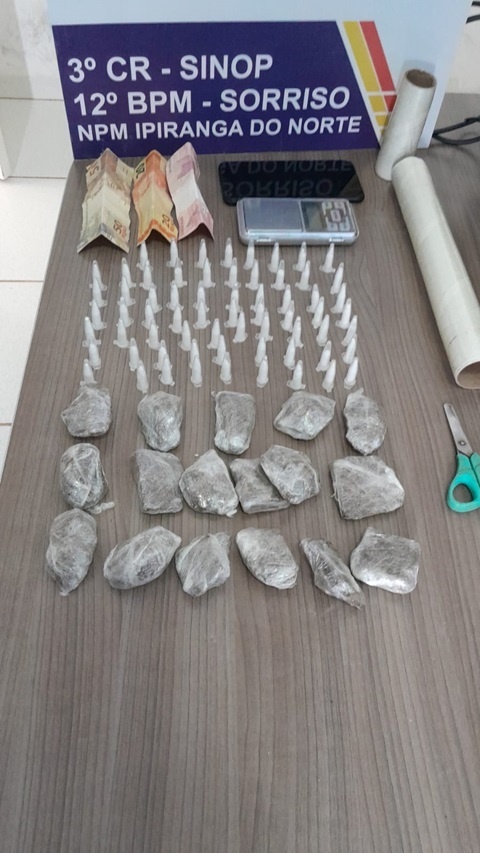 Homem é preso por vender drogas em barracão abandonado
