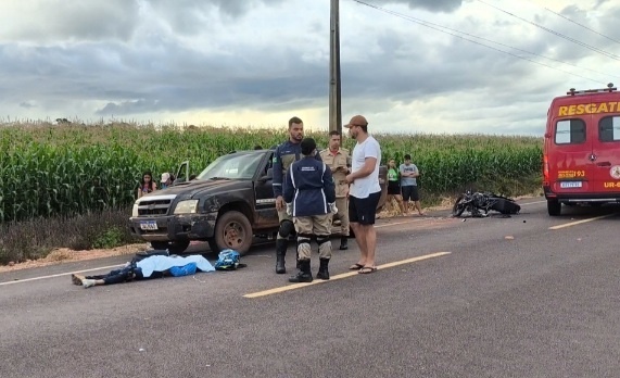 Acidente fatal é registrado na estrada Nanci em Sinop