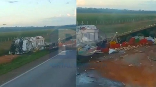 Acidente na BR-163 em Nova Mutum deixa dois mortos