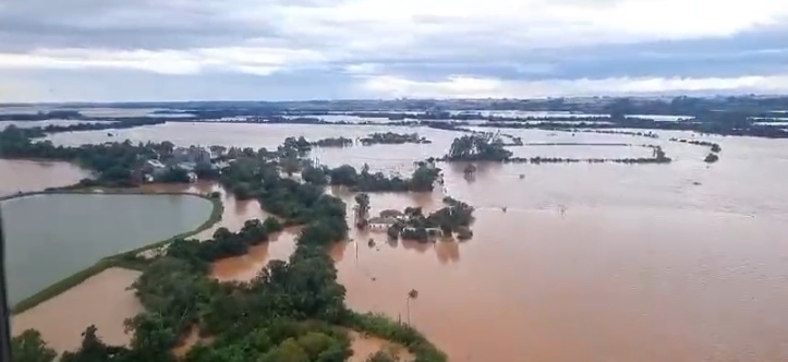 Chuvas: 57% dos municípios do RS estão em estado de emergência