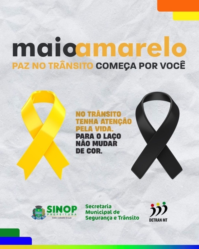 Será lançada amanhã (3) campanha do Maio Amarelo