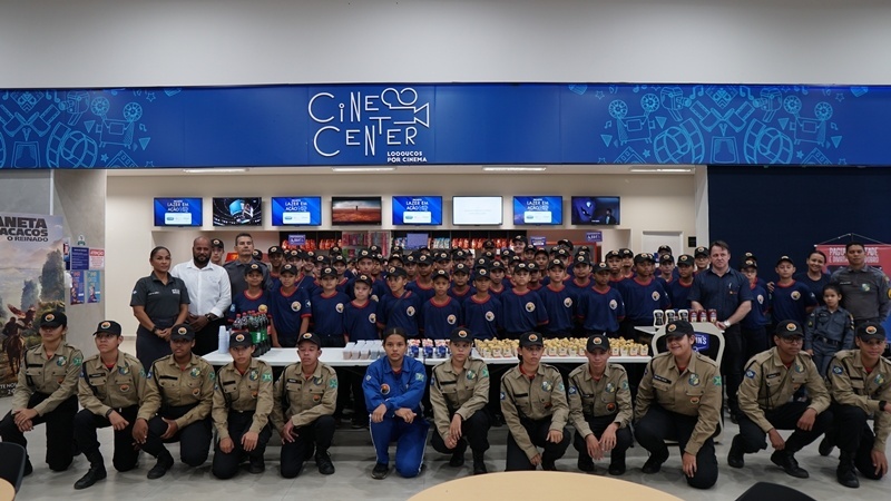 Cine Center promove evento para alunos do Projeto Luz do Amanhã