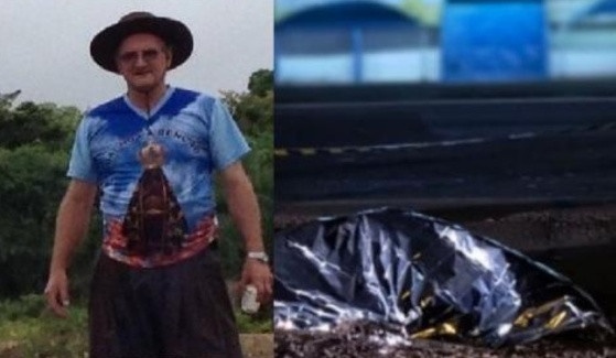 Idoso morre atropelado por caminhão ao atravessar rodovia