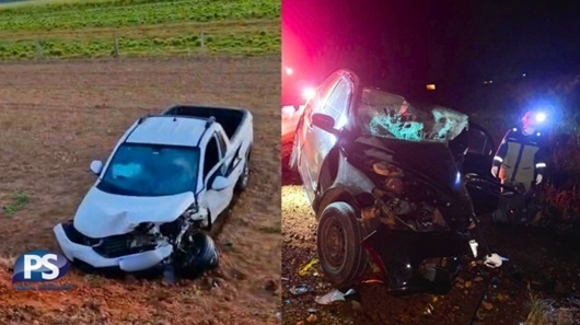 Acidente na MT-242 deixa um morto e dois feridos