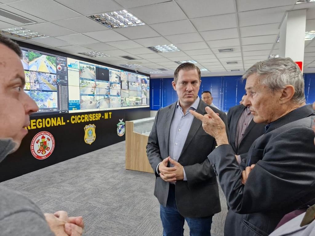 Conselheiro do TCE destaca importância do Vigia Mais MT para segurança pública