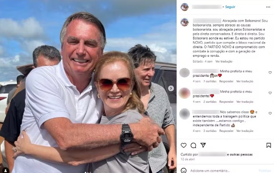 Justiça Eleitoral manda candidata à prefeitura de Sinop  apagar 97 publicações com Bolsonaro