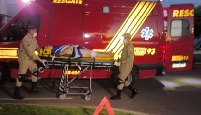 Sinop: Estudante sofre escoriações após ser atingido por moto