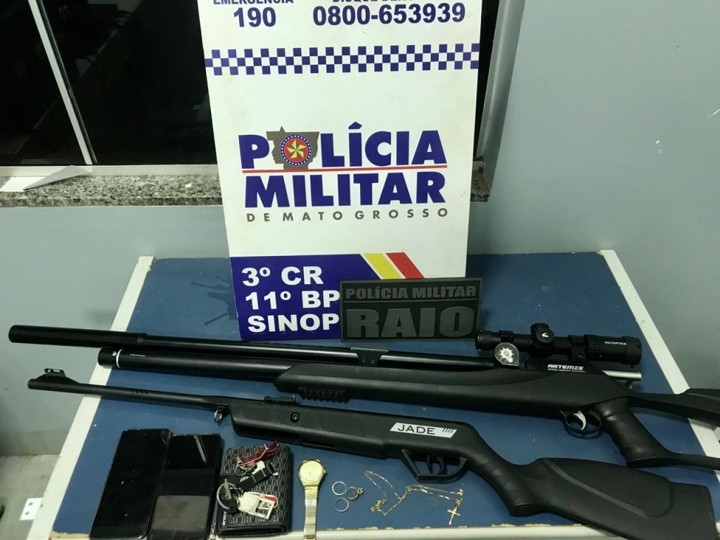 Suspeito de atirar em cachorro é preso em flagrante pela PM em Sinop