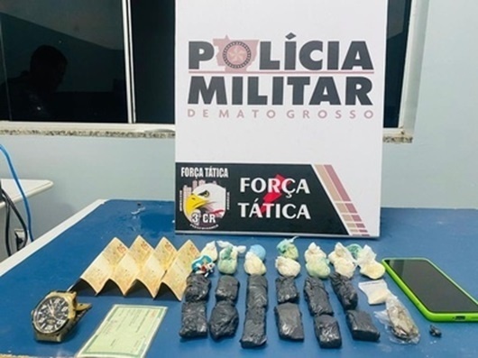 Sinop: Adolescente é apreendido com grande quantidade em drogas