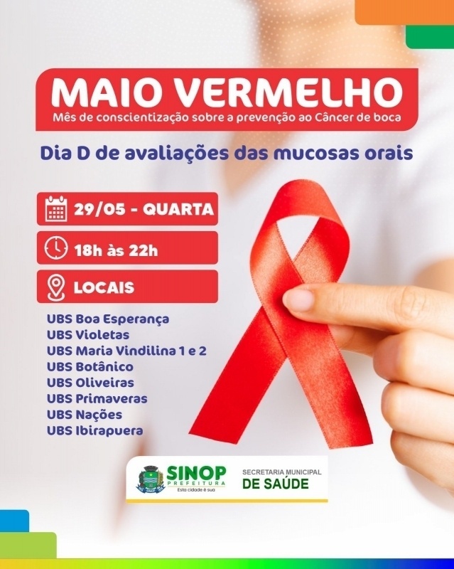 Quarta (29) tem dia D de prevenção ao câncer de boca; confira os locais de atendimento