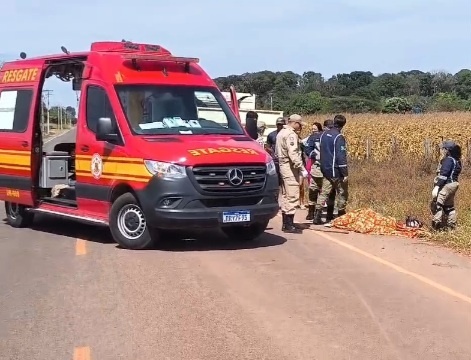 Sinop: Motociclista morre após ser atingido por caminhão