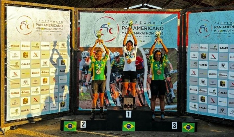 Atleta de Sinop, vice-campeã brasileira, conquista medalha de prata no pan-americano de Mountain bike