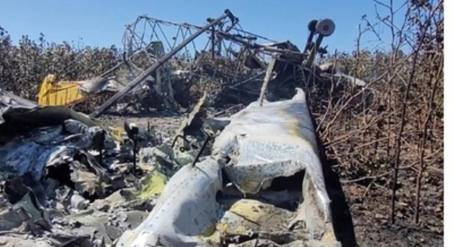 Sinop: Aeronave cai, pega fogo e piloto sobrevive