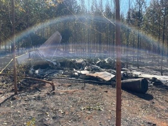 Duas pessoas morrem em queda de avião em Matupá
