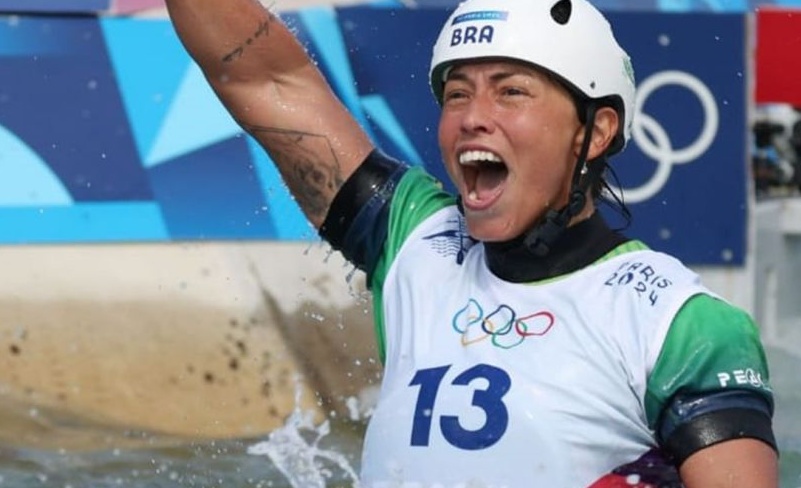 Atleta de MT conquista 4º lugar na canoagem nas Olimpíadas