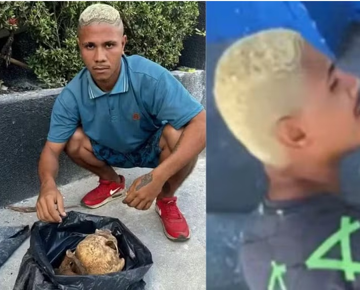Homem preso acusado de violar sepulturas na Bahia confessa em vídeo que fazia feijão com carne humana