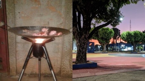 Jovem de 23 anos sofre queimaduras após acender disco na praça da juventude em Sorriso