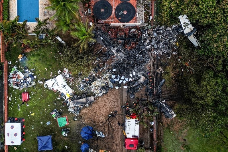 Gritos e estrondo: conteúdo da caixa-preta de avião que caiu em Vinhedo é divulgado