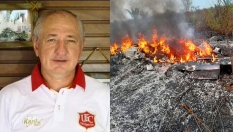 Empresário Arni Spiering e mais quatro pessoas morrem em queda de avião no Nortão