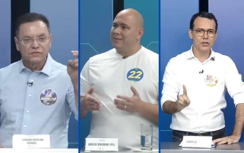 Debate entre candidatos a prefeito de Cuiabá é marcado por trocas de acusações e ataques pessoais